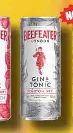 BENE Nápoje BEEFEATER LONDON GINE a TONIC 0,25L míchaný nápoj, plech nabídka