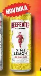 BENE Nápoje BEEFEATER LONDON GIN A LEMON 0,25L míchaný nápoj, plech nabídka