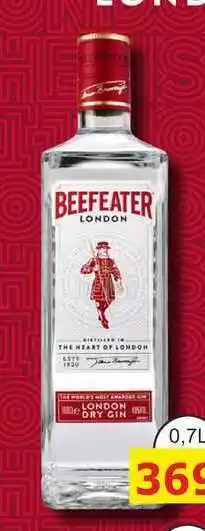BENE Nápoje Beefeater London dry gin nabídka