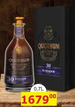 BENE Nápoje Quorhum FUNDADOR 30 nabídka