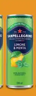 BENE Nápoje SANPELLEGRINO LIMONE & MENTA nabídka