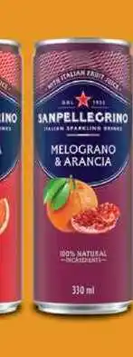 BENE Nápoje SANPELLEGRINO MELOGRANO & ARANCIA nabídka