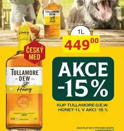 BENE Nápoje TULLAMORE D.E.W. Honey nabídka