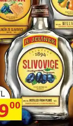 BENE Nápoje R. JELÍNEK Slivovice 3y 0,7l 45% nabídka