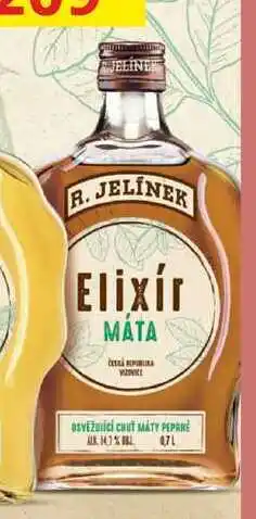 BENE Nápoje R. JELÍNEK Elixir Máta 0,7l 14,7% nabídka
