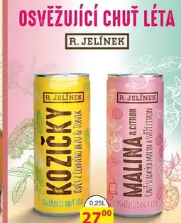 BENE Nápoje R. JELÍNEK Malina & Citron 0,25l 3,1% nabídka