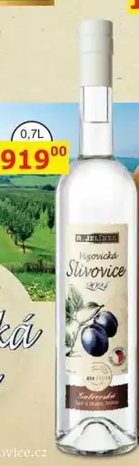 BENE Nápoje R. JELÍNEK Vizovická Slivovice 2024 nabídka