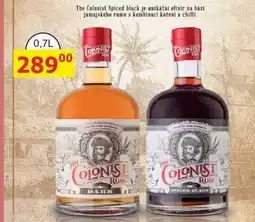 BENE Nápoje COLONIST RUM nabídka