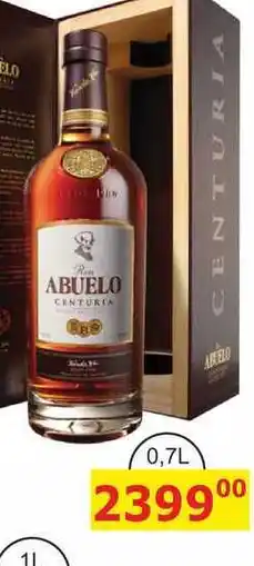 BENE Nápoje Ron Abuelo Centuria 30 0,7l 40% GB nabídka