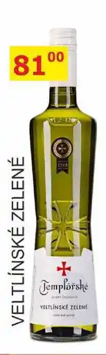 BENE Nápoje Templářské sklepy 0,75l VELTLÍNSKÉ ZELENÉ nabídka