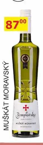BENE Nápoje Templářské sklepy 0,75l MUŠKÁT MORAVSKÝ nabídka