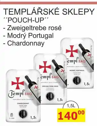 BENE Nápoje TEMPLÁŘSKÉ SKLEPY POUCH-UP nabídka