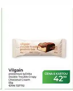 Tamda Foods Vilgain proteinová tyčinka Double Trouble Crispy Choconut Cream nabídka