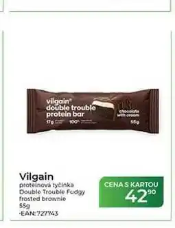 Tamda Foods Vilgain proteinová tyčinka Double Trouble Fudgy frosted brownie nabídka