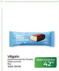 Tamda Foods Vilgain proteinová tyčinka Trouble CENAS KARTOU Milky coconut nabídka