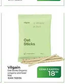 Tamda Foods Vilgain Oat Sticks Organic oregano and basil nabídka