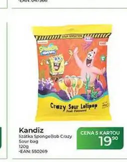 Tamda Foods Kandiz lizatka SpongeBob Crazy Sour bag nabídka