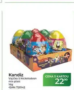 Tamda Foods Kandiz Vajíčko S Nickelodeon mix plast nabídka