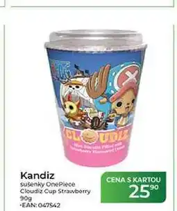 Tamda Foods Kandiz sušenky OnePiece Cloudiz Cup Strawberry nabídka