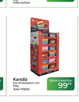 Tamda Foods Kandiz CENA S KARTOU box Nickelodeon mix nabídka