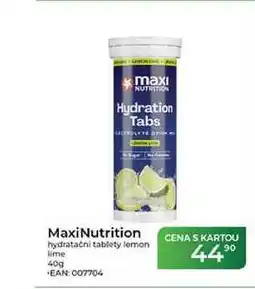 Tamda Foods MaxiNutrition hydratační tablety lemon lime nabídka