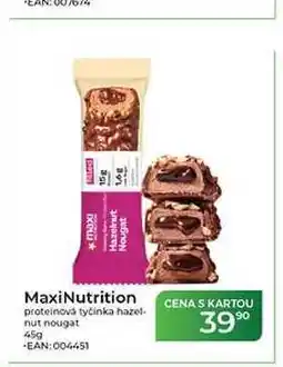 Tamda Foods Nougat MaxiNutrition proteinová tyčinka hazel- nut nougat nabídka