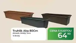 Tamda Foods Truhlík Aba 80Cm Antracit, Hnědý, Terra nabídka