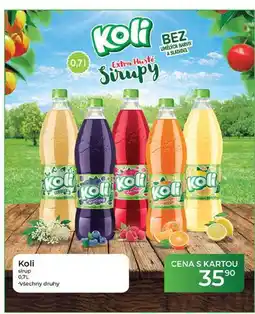 Tamda Foods Koli sirup nabídka