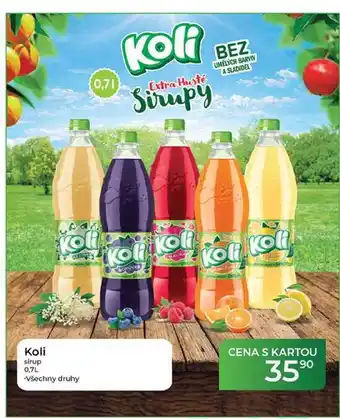 Tamda Foods Koli sirup nabídka