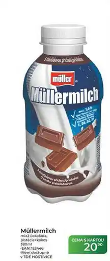 Tamda Foods Müllermilch mix2 čokoláda, pistácie kokos nabídka
