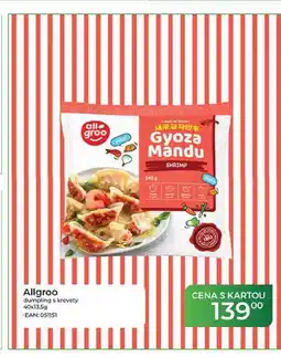 Tamda Foods Allgroo dumpling s krevety nabídka