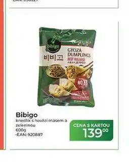 Tamda Foods Bibigo knedlík s hovězí masem a zeleninou nabídka