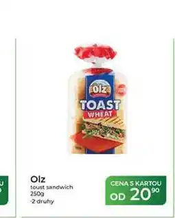 Tamda Foods Olz toust sandwich nabídka