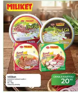 Tamda Foods Miliket instantní rýžové nudle v misce nabídka