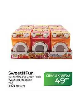 Tamda Foods SweetNFun cukro hračka Crazy Fruit Washing Machine nabídka