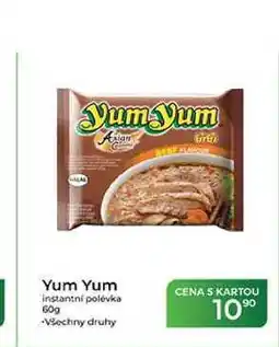 Tamda Foods Yum Yum instantní polévka nabídka