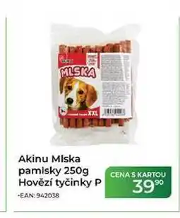 Tamda Foods MISKA Akinu Miska pamlsky 250g Hovězí tyčinky nabídka