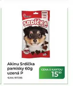 Tamda Foods Akinu Srdíčka pamlsky 60g uzená P nabídka