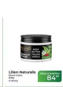 Tamda Foods Lilien Naturalis tělové máslo nabídka