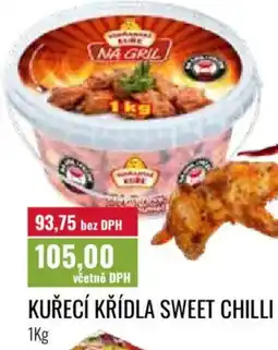 Ratio Kuřecí křídla sweet chilli nabídka