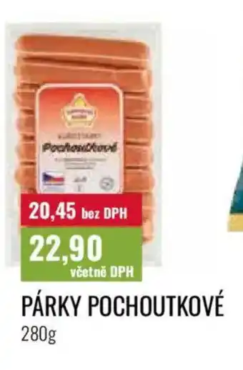 Ratio Párky pochoutkové nabídka