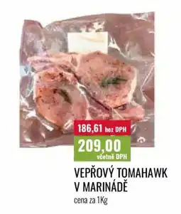Ratio Vepřový tomahawk v marinádě nabídka