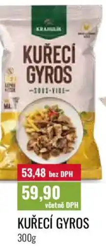 Ratio Kuřecí gyros nabídka