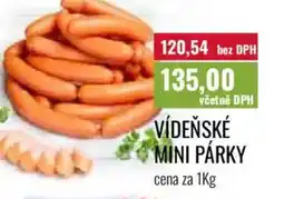 Ratio Vídeňské mini párky nabídka