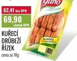 Ratio Kuřecí drůbeží řízek nabídka