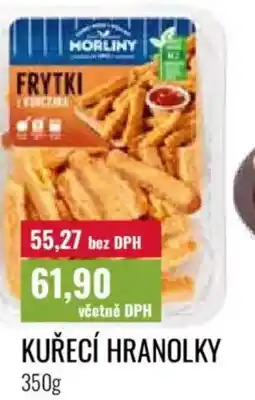 Ratio Kuřecí hranolky nabídka