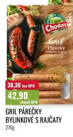Ratio Gril párečky bylinkové s rajčaty nabídka