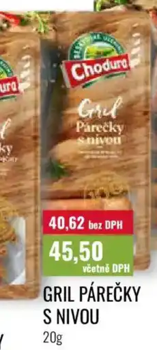 Ratio Gril párečky s nivou nabídka