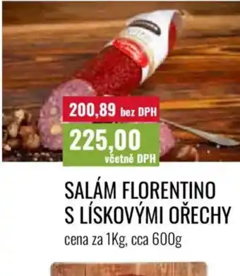 Ratio Salám florentino s lískovými ořechy nabídka