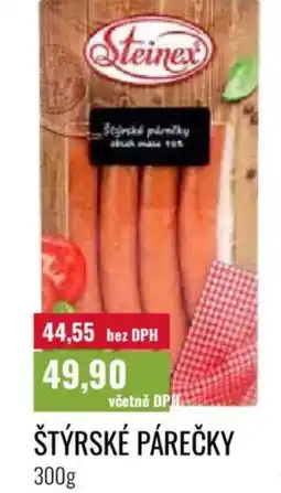 Ratio Štýrské párečky nabídka